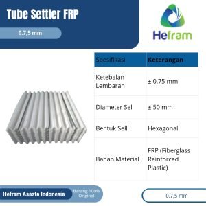 Tube settler FRP
